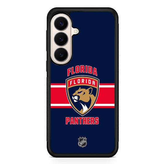 NHL Florida Panthers Navy Samsung Galaxy S26 Case | Durable Protective Rubber Cover