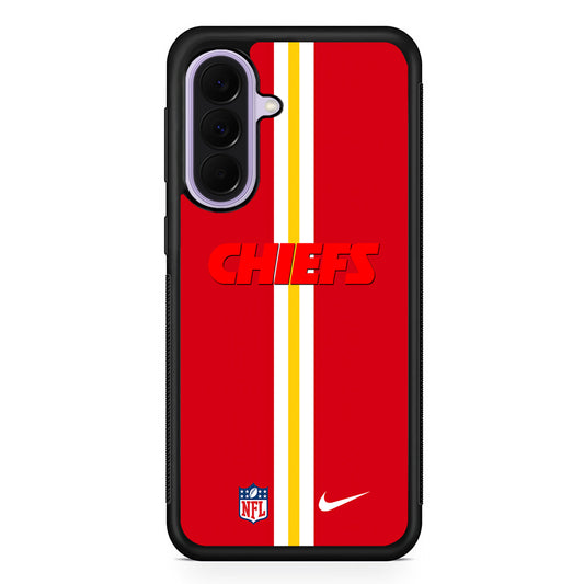 NFL Kansas City Chiefs Nike Samsung Galaxy A37 Case | Samsung Galaxy A37 Rubber Protective Case