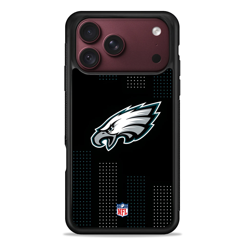 NFL Philadelphia Eagles Dot Pattern iPhone 18 Pro Max Case – Slim Silicone Protective Cover