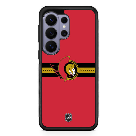 NHL Ottawa Senators Red Samsung Galaxy S26 Ultra Case | Protective Rubber Cover