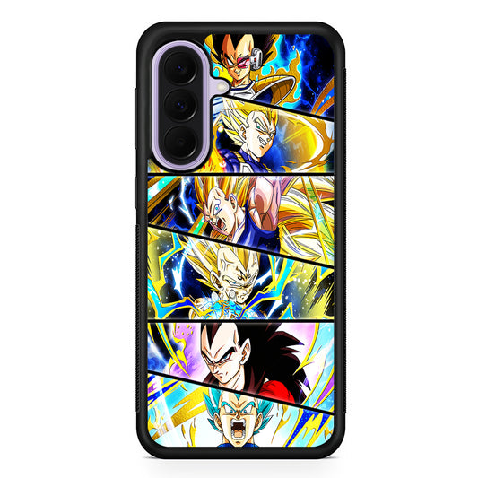 Vegeta Collage Dragon Ball Samsung Galaxy A37 Case | Samsung Galaxy A37 Rubber Protective Case
