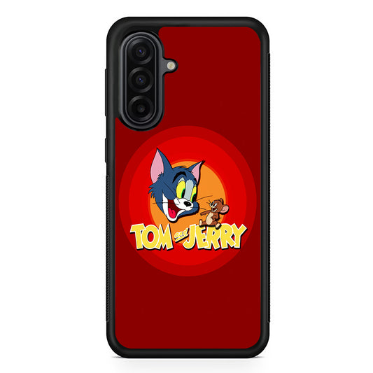 Tom and Jerry Red Samsung Galaxy A17 Case | Durable Rubber Samsung Galaxy A17 Phone Case