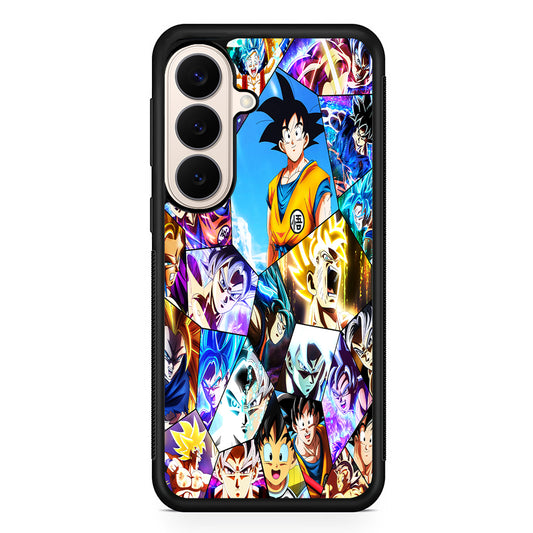 Goku Evolution Collage Samsung Galaxy S26 Case | Durable Protective Rubber Cover