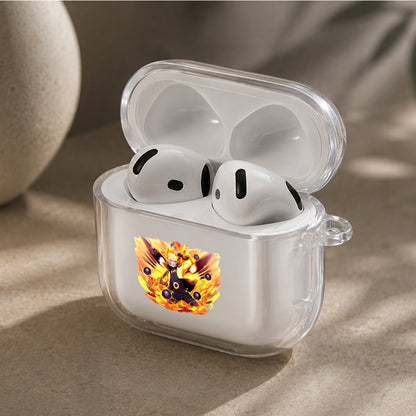 Naruto Aura of the Sage Protective Apple Airpods 4 Clear Case - Durable Clear Protection