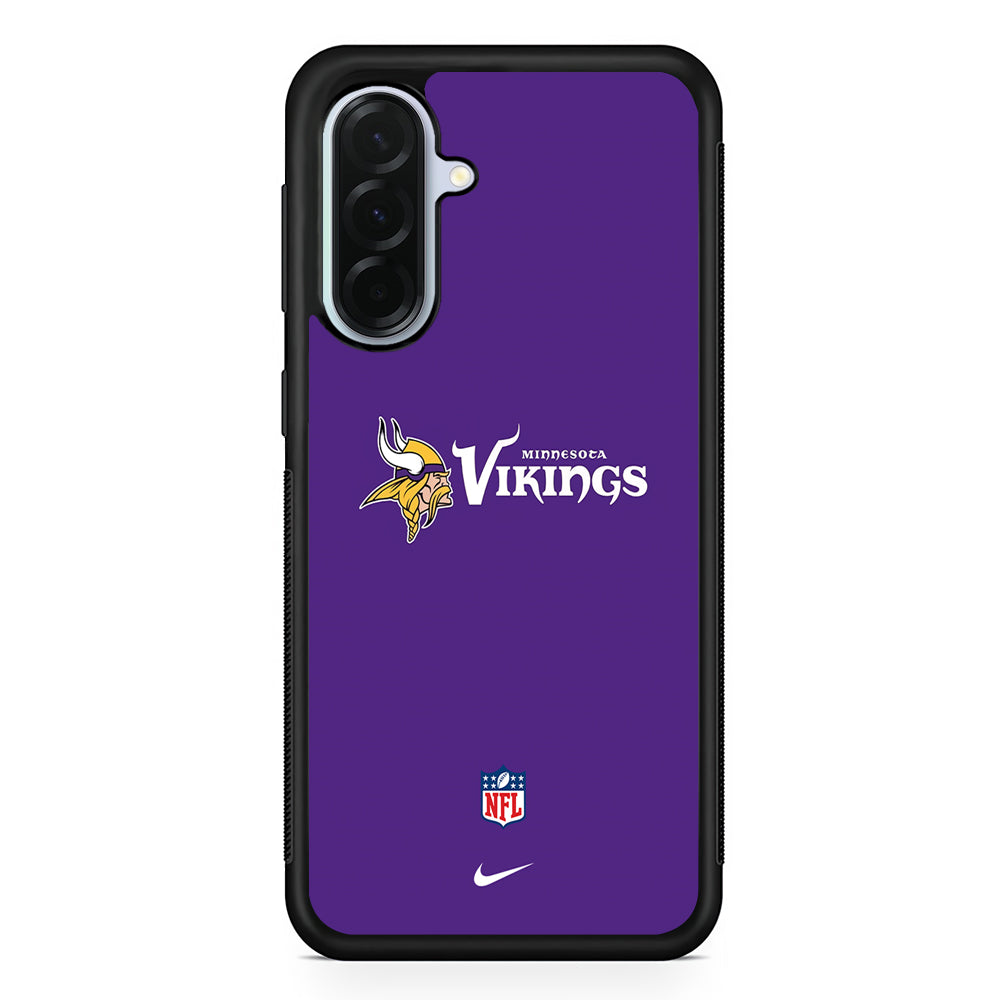 NFL Minnesota Vikings Purple Nike Samsung Galaxy A36 Case | Durable Samsung Galaxy A36 Protective Case