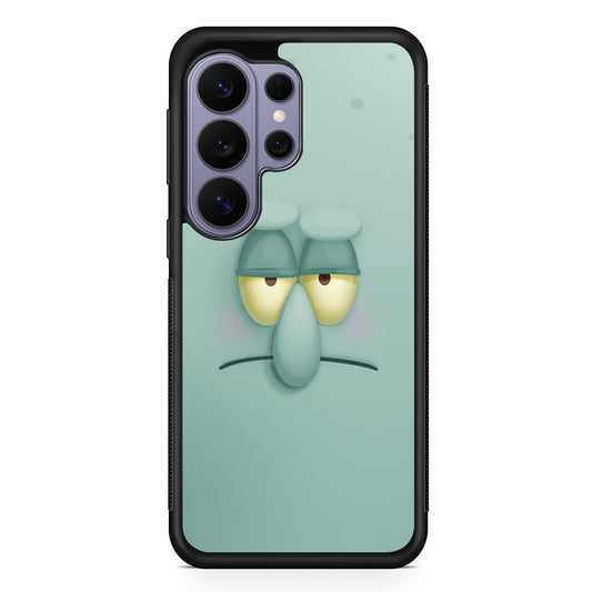 Squidward Tentacles Face Samsung Galaxy S26 Ultra Case | Protective Rubber Cover