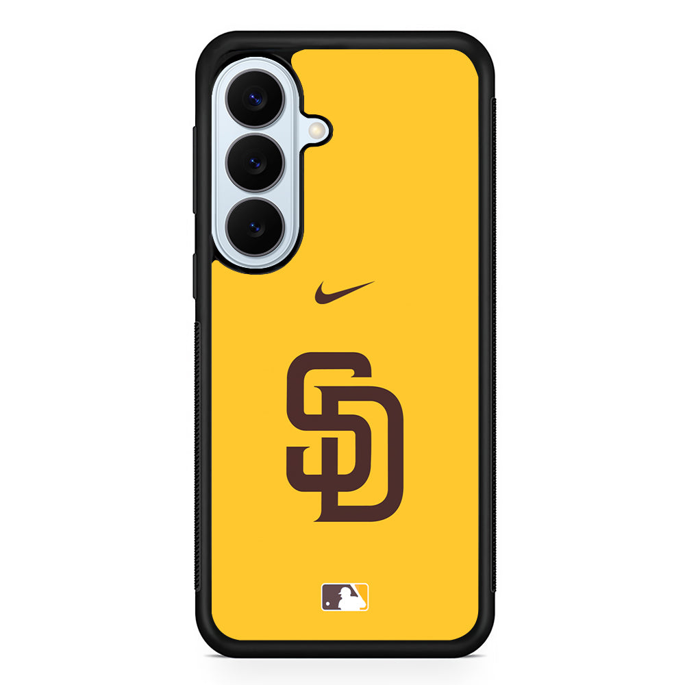 MLB San Diego Padres Yellow Nike Samsung Galaxy S26 Plus Case | Lightweight Protective Phone Cover