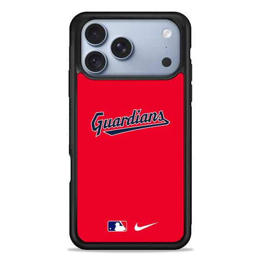 MLB Cleveland Guardians Red Nike iPhone 18 Pro Case - iPhone 18 Pro Silicone Case