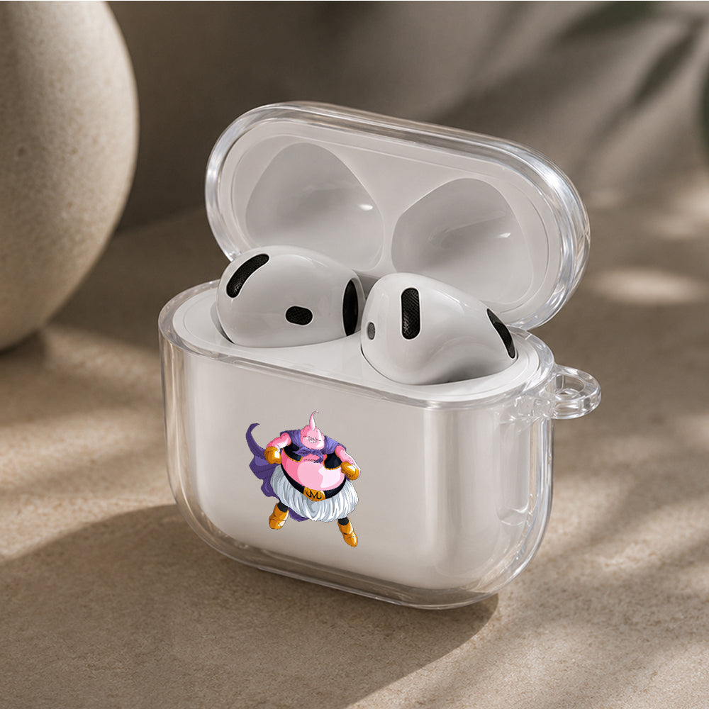 Dragon Ball Z Fat Majin Buu Protective Apple Airpods 4 Clear Case - Durable Clear Protection