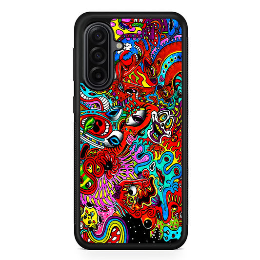 Trippy Aesthetic Colorful Samsung Galaxy A17 Case | Durable Rubber Samsung Galaxy A17 Phone Case