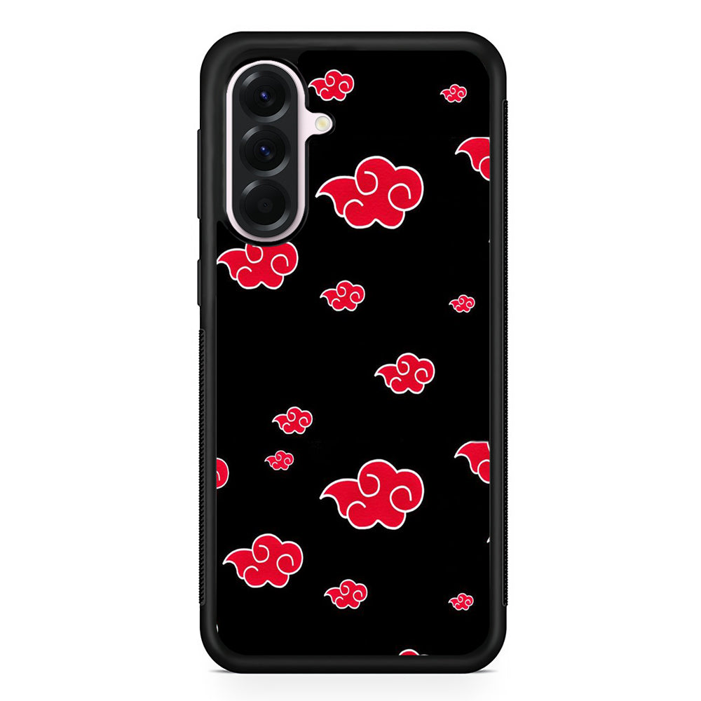 Naruto - Akatsuki Symbol Samsung Galaxy A56 Case | Samsung Galaxy A56 Protective Rubber Case