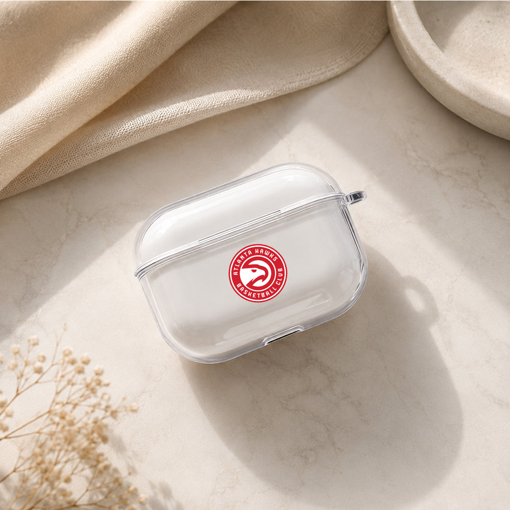 NBA Atlanta Hawks Symbol Protective Apple AirPods Pro 3 Clear Case | Shockproof Cover