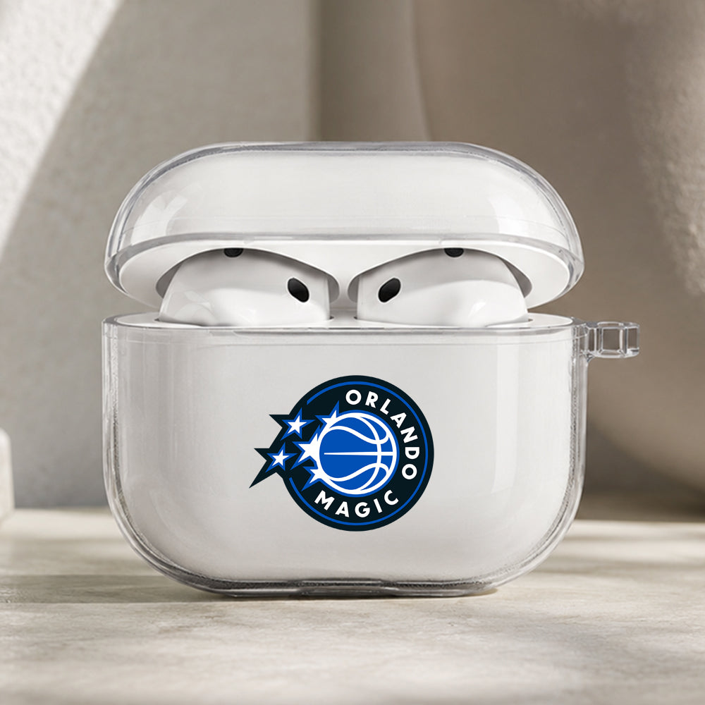 NBA Orlando Magic Symbol Protective Apple AirPods Pro 3 Clear Case | Shockproof Cover