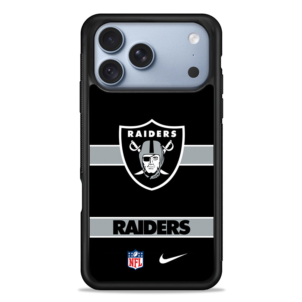 NFL Las Vegas Raiders Nike iPhone 18 Pro Case - iPhone 18 Pro Silicone Case