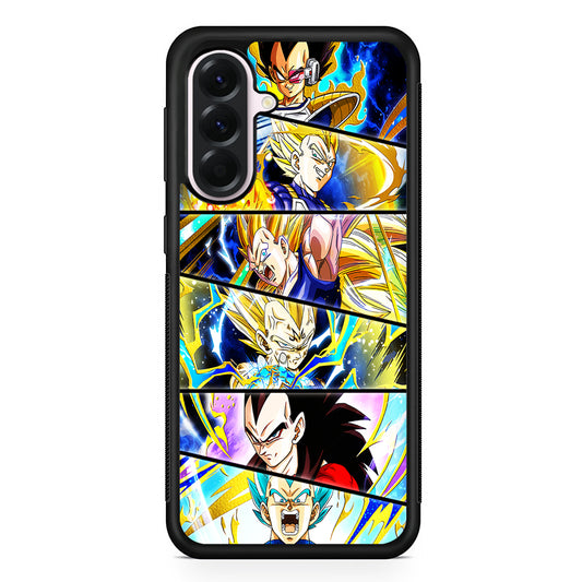 Vegeta Collage Dragon Ball Samsung Galaxy A56 Case | Samsung Galaxy A56 Protective Rubber Case