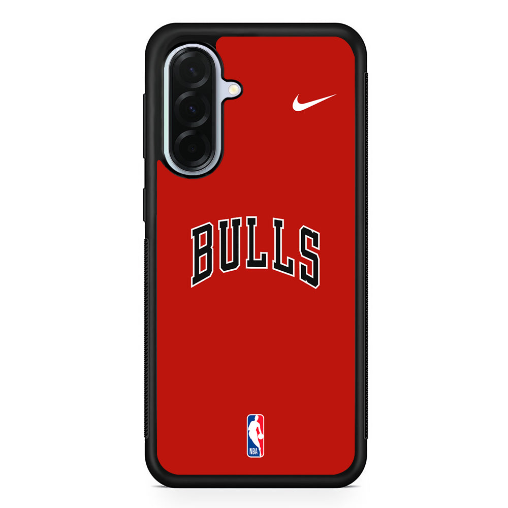 NBA Chicago Bulls Red Nike Samsung Galaxy A36 Case | Durable Samsung Galaxy A36 Protective Case