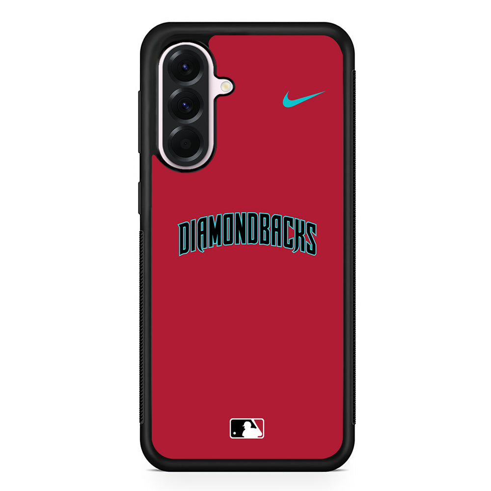 MLB Arizona Diamondbacks Red Nike Samsung Galaxy A56 Case | Samsung Galaxy A56 Protective Rubber Case
