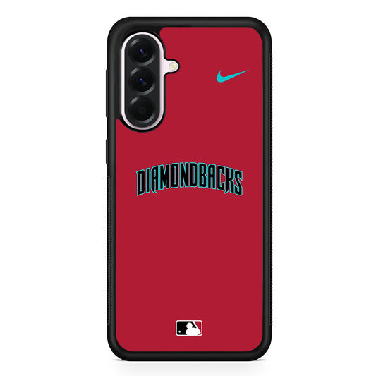 MLB Arizona Diamondbacks Red Nike Samsung Galaxy A56 Case | Samsung Galaxy A56 Protective Rubber Case