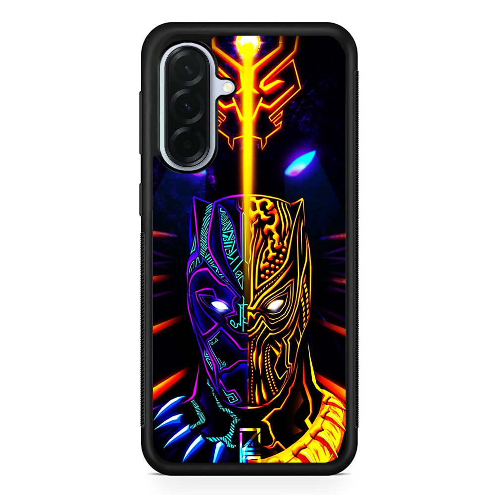 Black Panther And Golden Jaguar Samsung Galaxy A36 Case | Durable Samsung Galaxy A36 Protective Case