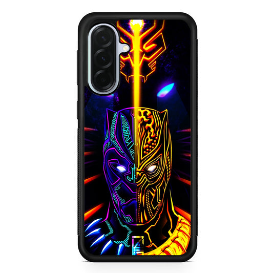 Black Panther And Golden Jaguar Samsung Galaxy A36 Case | Durable Samsung Galaxy A36 Protective Case