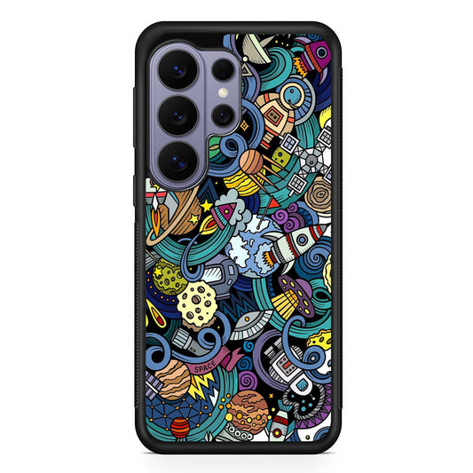 Doodle 002 Samsung Galaxy S26 Ultra Case | Protective Rubber Cover