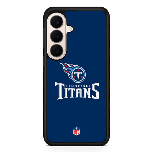 NFL Tennessee Titans Navy Samsung Galaxy S26 Case | Durable Protective Rubber Cover