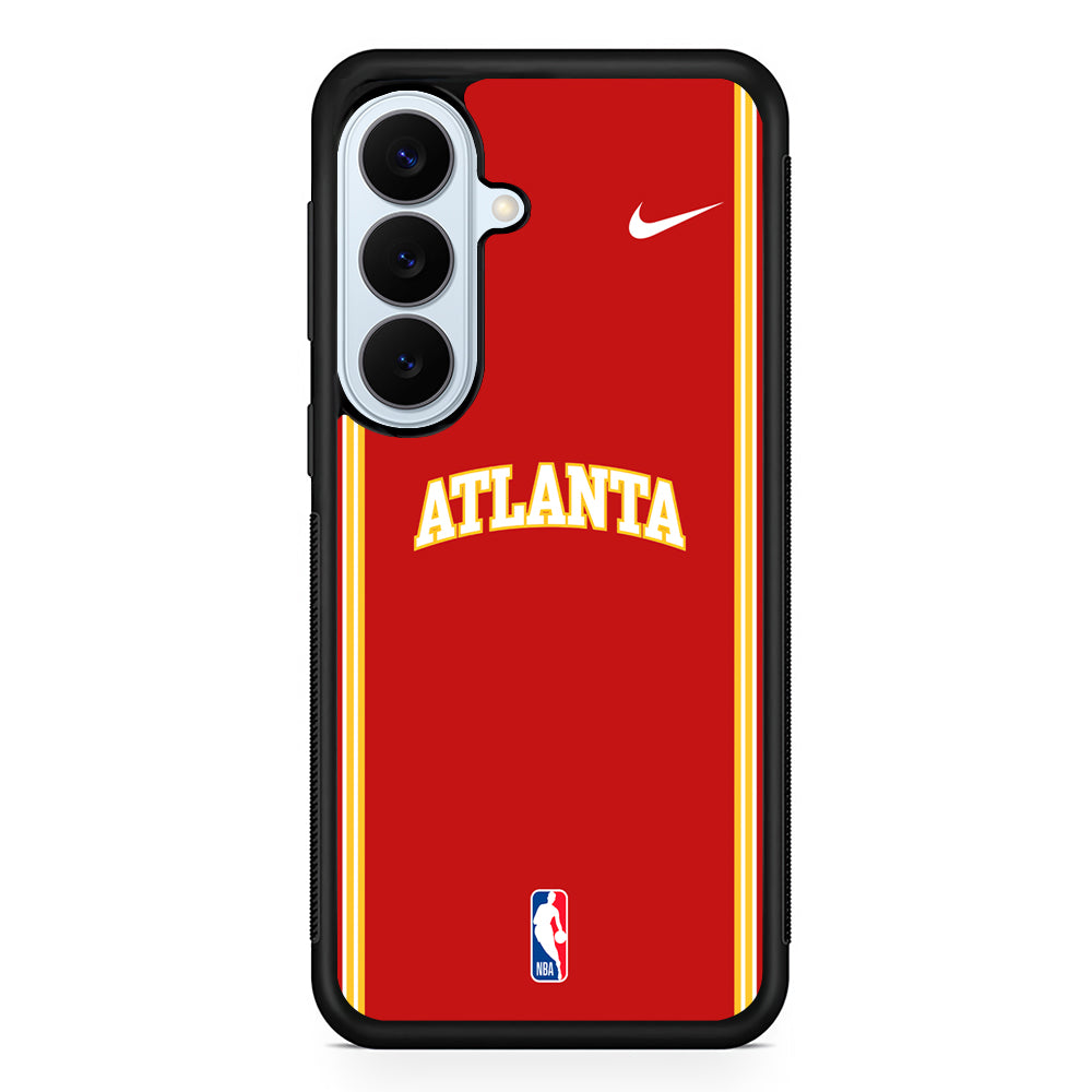 NBA Atlanta Hawks Red Nike Samsung Galaxy S26 Plus Case | Lightweight Protective Phone Cover
