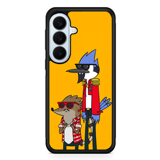 Regular Show Rigby and Mordecai Samsung Galaxy S26 Plus Case | Slim Protective Rubber Cover