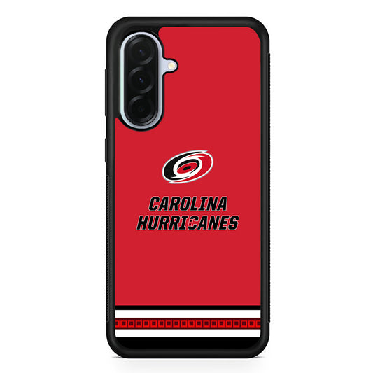 NHL Carolina Hurricanes Red Samsung Galaxy A36 Case | Durable Samsung Galaxy A36 Protective Case