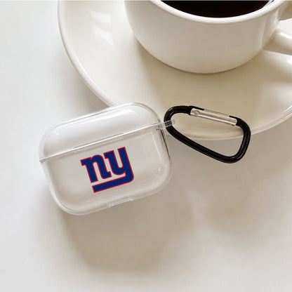 NFL New York Giants Symbol Protective Apple AirPods Pro 3 Clear Case | Shockproof Cover