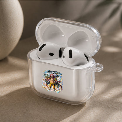 Gol D Roger Pirate King Protective Apple Airpods 4 Clear Case - Durable Clear Protection