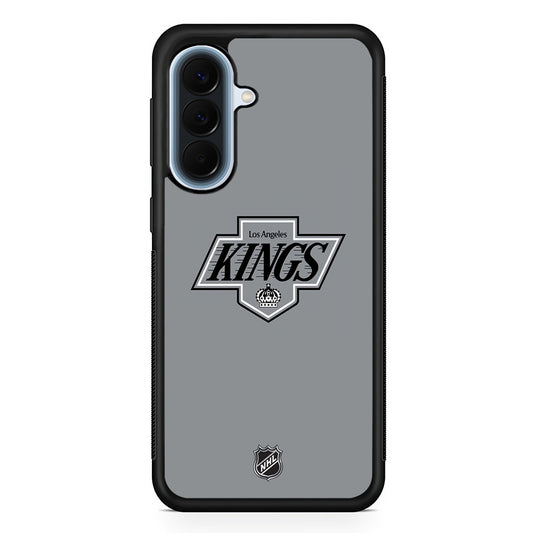 NHL Los Angeles Kings Gray Samsung Galaxy A57 Case | Slim Samsung Galaxy A57 Protective Case