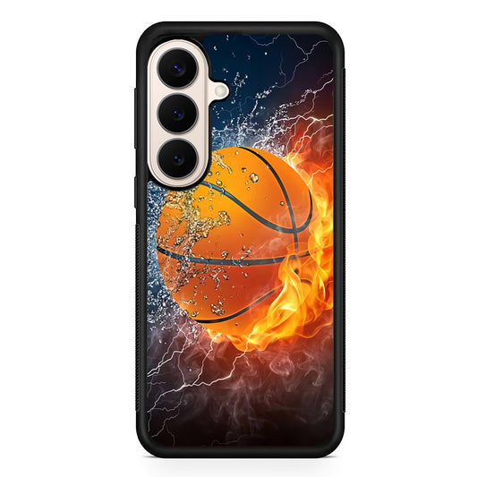 Basketball Ball Cool Art Samsung Galaxy S26 Case | Durable Protective Rubber Cover