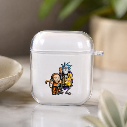 Rick and Morty Dragon Ball Mode Protective Clear Case Cover For Apple Airpods | Soft Silicone AirPods 1 / 2 Case | Protective Cover