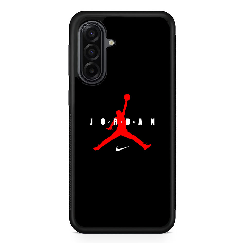 Nike X Air Jordan Logo Samsung Galaxy A17 Case | Durable Rubber Samsung Galaxy A17 Phone Case