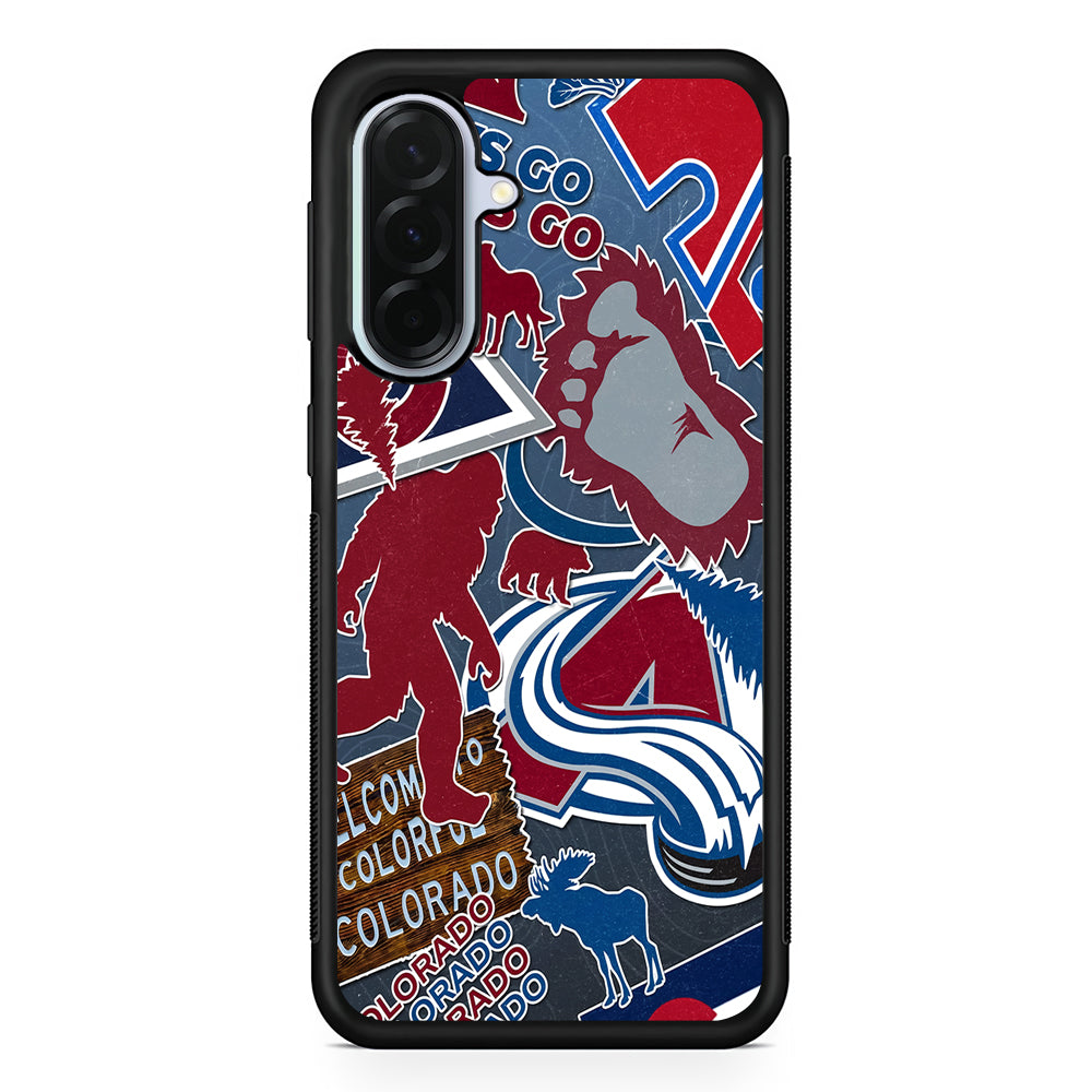 NHL Colorado Avalanche Aesthetic Samsung Galaxy A36 Case | Durable Samsung Galaxy A36 Protective Case
