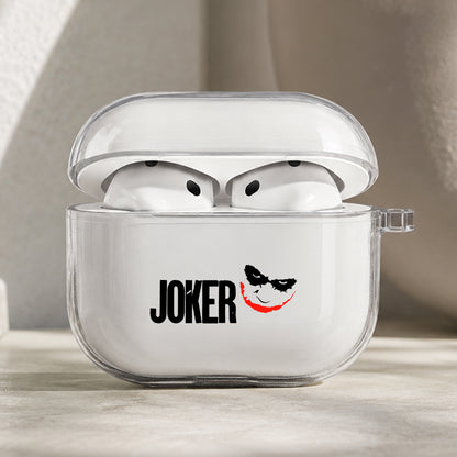 Joker Face of Madness Protective Apple AirPods Pro 3 Clear Case | Shockproof Cover