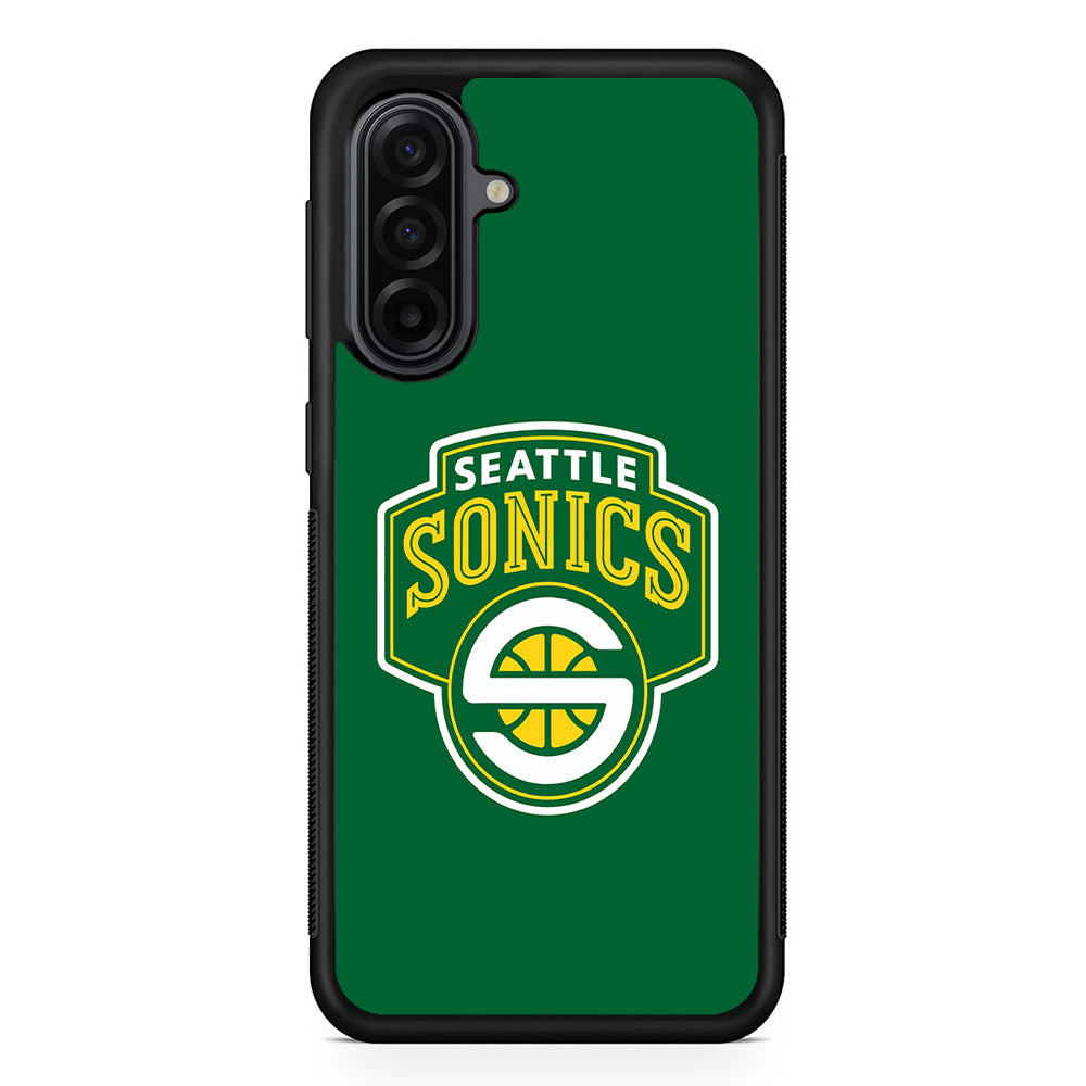 Seattle SuperSonics Logo Samsung Galaxy A17 Case | Durable Rubber Samsung Galaxy A17 Phone Case