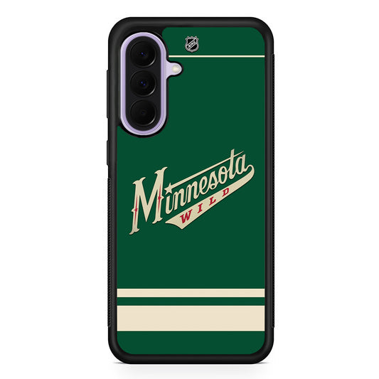 NHL Minnesota Wild Team Samsung Galaxy A37 Case | Samsung Galaxy A37 Rubber Protective Case