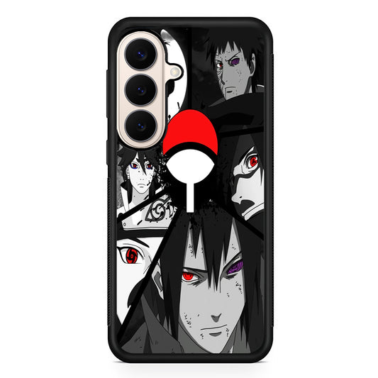 Naruto Uchiha Clan Samsung Galaxy S26 Case | Durable Protective Rubber Cover