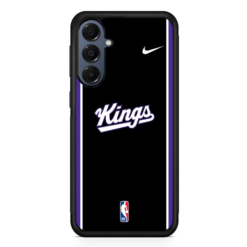 NBA Sacramento Kings Black Nike Samsung Galaxy A16 Case | Slim Protective Cover for Samsung Galaxy A16