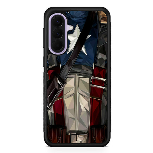 Captain America Costume Suit Samsung Galaxy A37 Case | Samsung Galaxy A37 Rubber Protective Case
