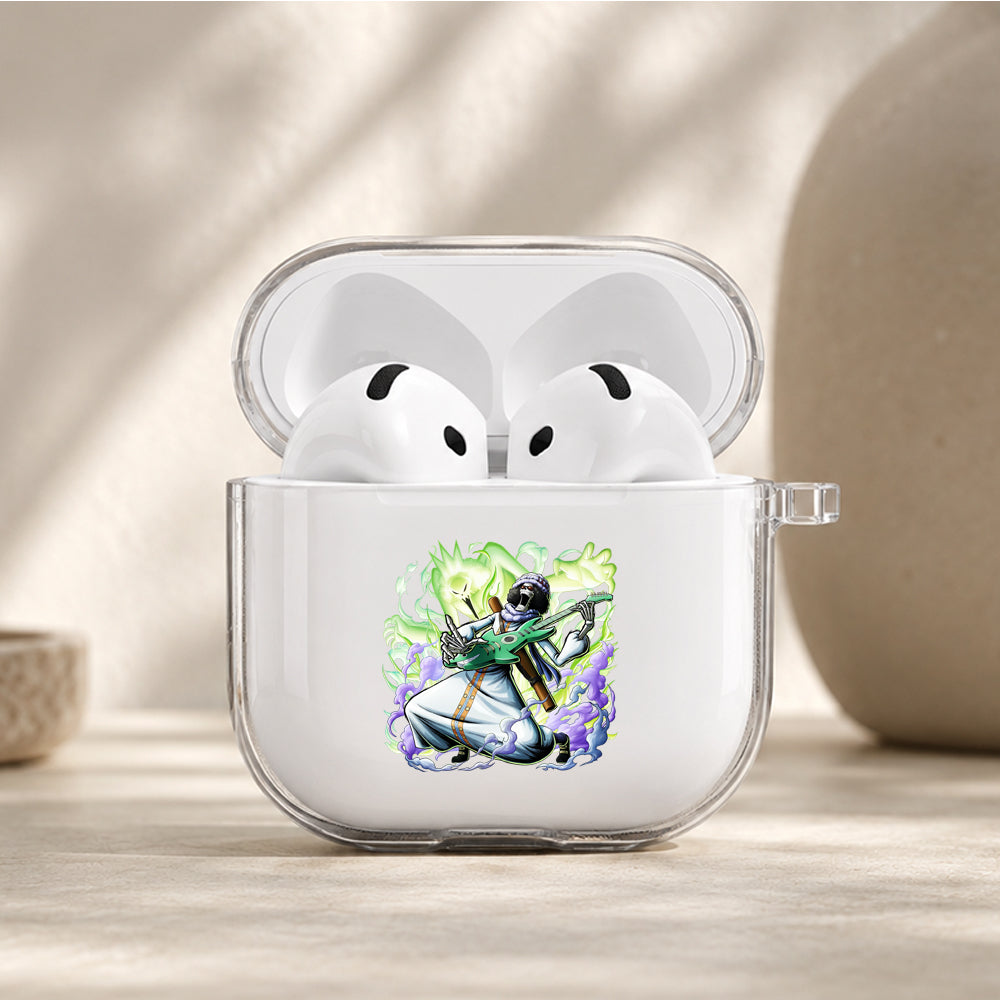 Brook The Soul King Protective Apple Airpods 4 Clear Case - Durable Clear Protection
