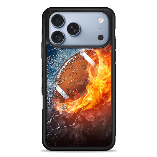 American Football Ball Cool Art iPhone 18 Pro Case - iPhone 18 Pro Silicone Case