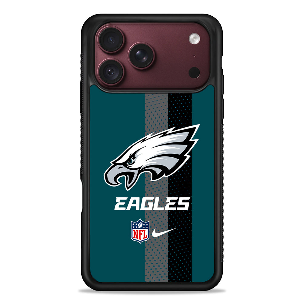 NFL Philadelphia Eagles Nike iPhone 18 Pro Max Case – Slim Silicone Protective Cover