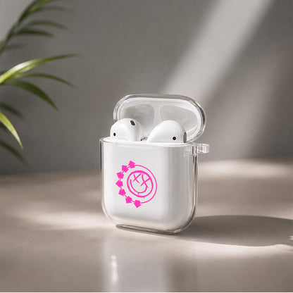 Blink-182 Logo Protective Clear Case Cover For Apple Airpods | Soft Silicone AirPods 1 / 2 Case | Protective Cover
