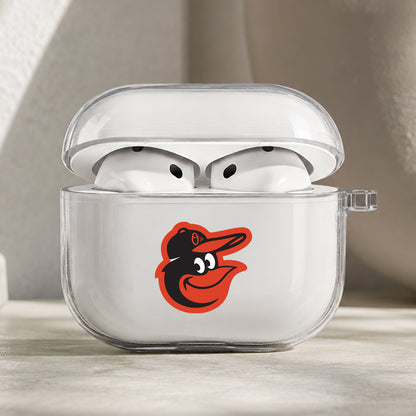 MLB Baltimore Orioles Symbol Protective Apple AirPods Pro 3 Clear Case | Shockproof Cover