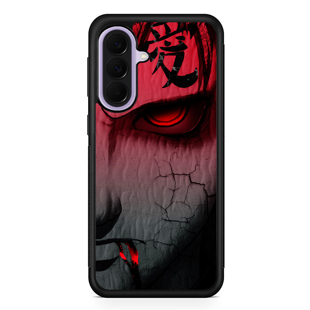 Naruto Gaara Face Samsung Galaxy A37 Case | Samsung Galaxy A37 Rubber Protective Case