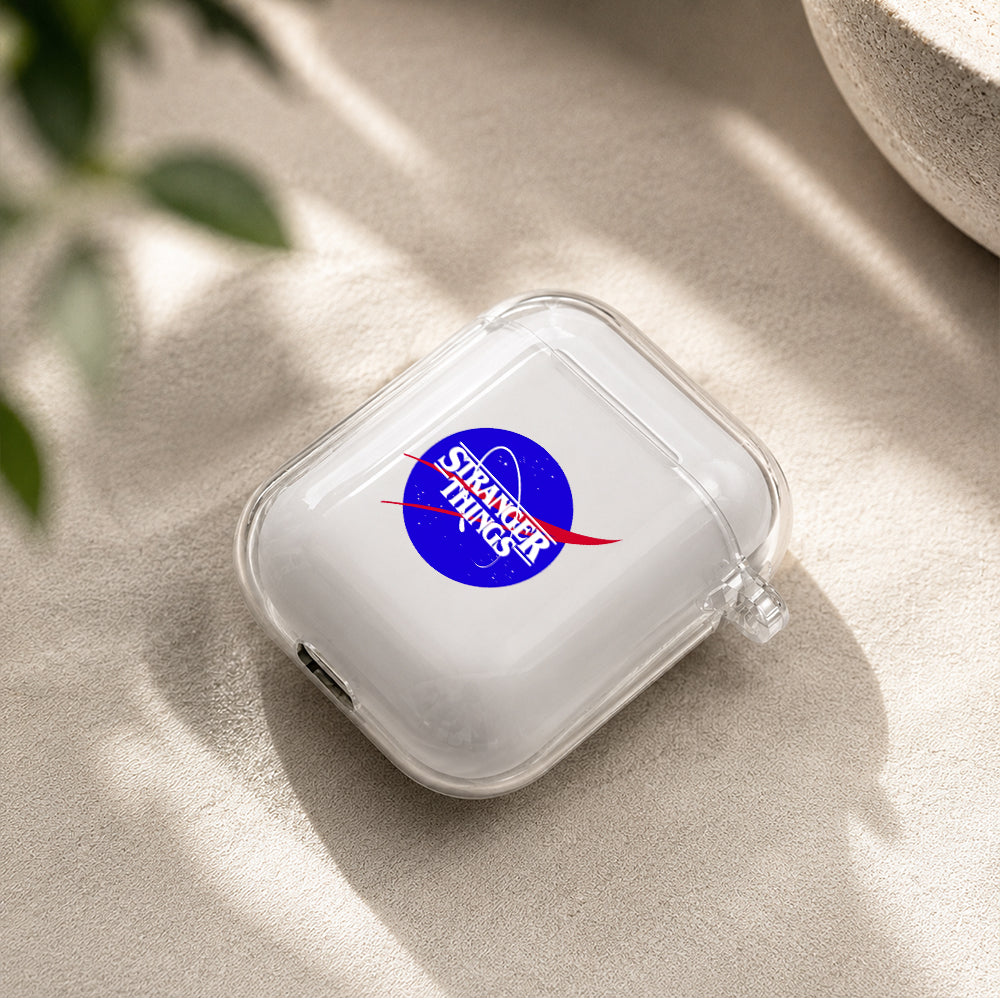 Stranger Things Universe Cover Protective Clear Case Cover For Apple Airpods | Soft Silicone AirPods 1 / 2 Case | Protective Cover