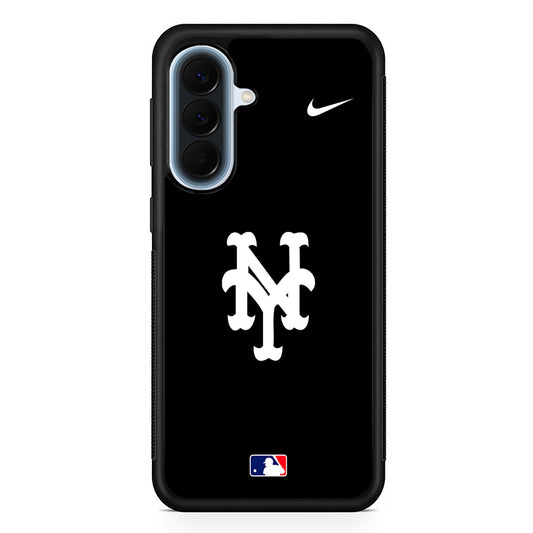 MLB New York Mets Black Nike Samsung Galaxy A57 Case | Slim Samsung Galaxy A57 Protective Case